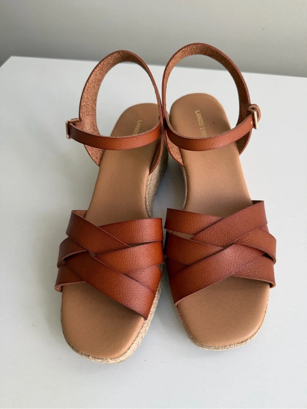 Lands' End Espadrille Wedges